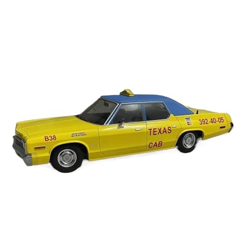 1:18 Für Monaco 1974 Texas Cab Blue Top Legierung Automodelle Sammlung Souvenir Dekoration Druckguss Fahrzeuge Modell von TQMEAD