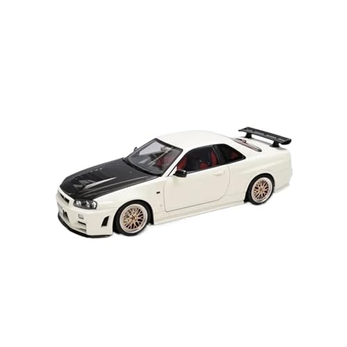 1:18 Für Nissan GT-R R34 Z-Tune Simulation Legierung Auto Modell Sammlung Display Druckguss Fahrzeuge Modell von TQMEAD