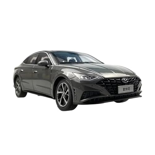 1:18 Für Peking Hyundai Zehn Generation Sonata Legierung Auto Modell Fans Sammlung Hause Dekoration Druckguss Fahrzeuge Modell(Gray) von TQMEAD