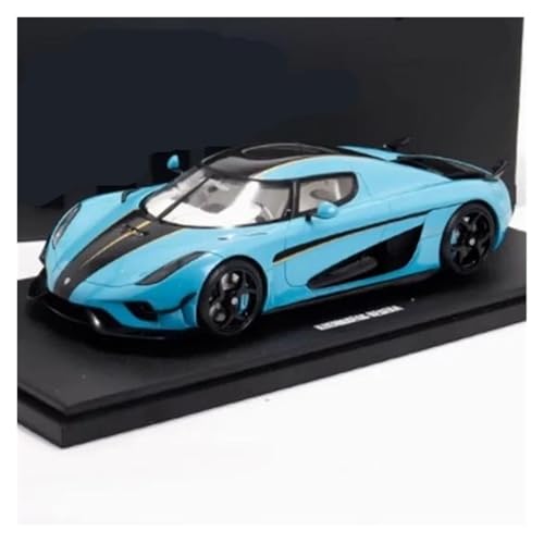 1:18 Für Regera Supercar Legierung Auto Modell Statische Display Sammeln Souvenir Dekoration(Blue) von TQMEAD