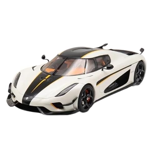 1:18 Für Regera Supercar Legierung Auto Modell Statische Display Sammeln Souvenir Dekoration(White) von TQMEAD