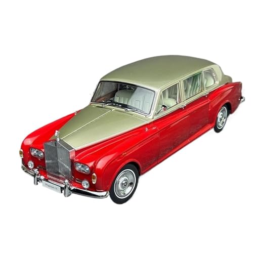 1:18 Für Rolls-Royce Phantom VI Der Sechsten Generation Klassische Simulation Legierungsautomodell, Souvenir Druckguss Fahrzeuge Modell(Red) von TQMEAD