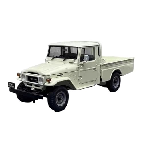 1:18 Für Toyota Land Cruiser LC40 Off-Road Simulation Legierung Auto Modell Sammlung Display Druckguss Fahrzeuge Modell(White) von TQMEAD