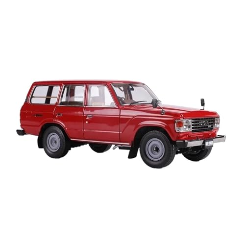 1:18 Für Toyota Land Cruiser LC60 Legierung Auto Modell Sammlung Souvenir Display Dekoration Fahrzeug(Red) von TQMEAD