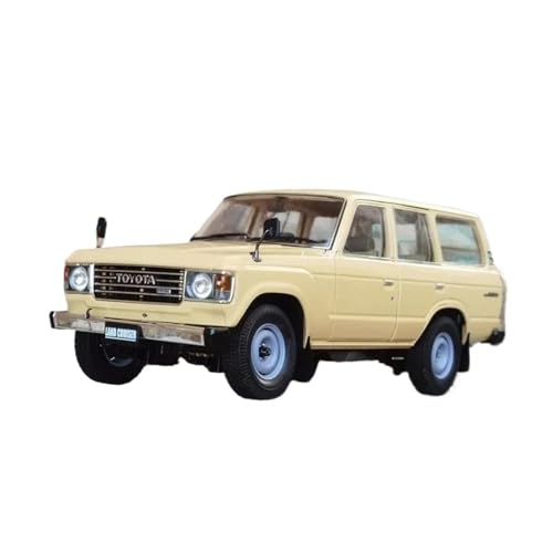 1:18 Für Toyota Land Cruiser LC60 Legierung Auto Modell Sammlung Souvenir Display Dekoration Fahrzeug(Yellow) von TQMEAD