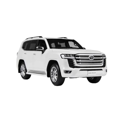 1:18 Für Toyota Land Cruiser Lc300 Zx Statische Simulierte Legierung Auto Modell Sammlung Ornamente Souvenir Druckguss Fahrzeuge Modell(White) von TQMEAD