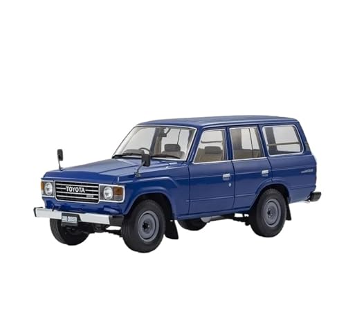 1:18 Für Toyota Rand Land Cruiser LC60 Legierung Auto Modell Simulation Sammlung Ornament Druckguss Fahrzeuge Modell(Blue) von TQMEAD