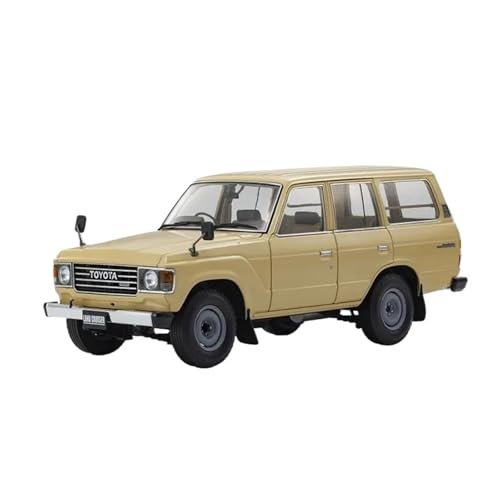 1:18 Für Toyota Rand Land Cruiser LC60 Legierung Auto Modell Simulation Sammlung Ornament Druckguss Fahrzeuge Modell(Yellow) von TQMEAD