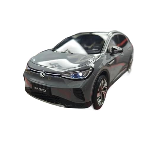1:18 Für VW ID4 ID.4 CROZZ SUV Legierung Auto Modell Sammlung Ornament Dekoration Druckguss Fahrzeuge Modell(Gray) von TQMEAD
