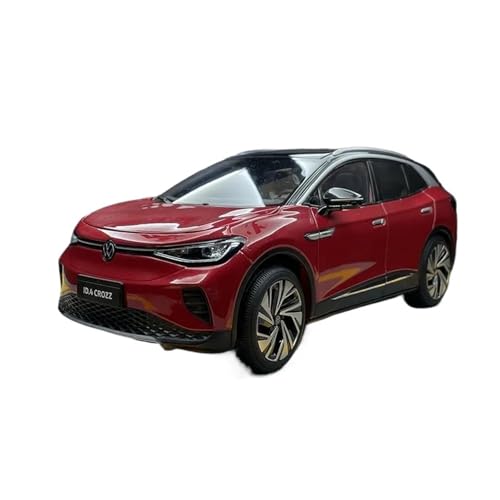 1:18 Für VW ID4 ID.4 CROZZ SUV Legierung Auto Modell Sammlung Ornament Dekoration Druckguss Fahrzeuge Modell(Red) von TQMEAD