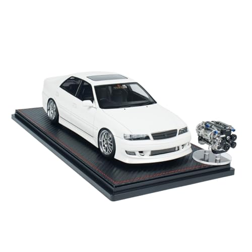 1:18 Für Vertex JZX100 Weiß Mit Motor IG3313 Harz Automodell Ornament Fahrzeug Spielzeug Geschenk Druckguss Fahrzeuge Modell von TQMEAD