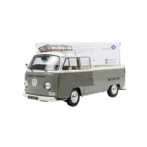 1:18 Für Volkswagen T2 Pick-UP Doppeltür Simulation Legierung Automodell Souvenir Statische Anzeige Druckguss Fahrzeuge Modell von TQMEAD