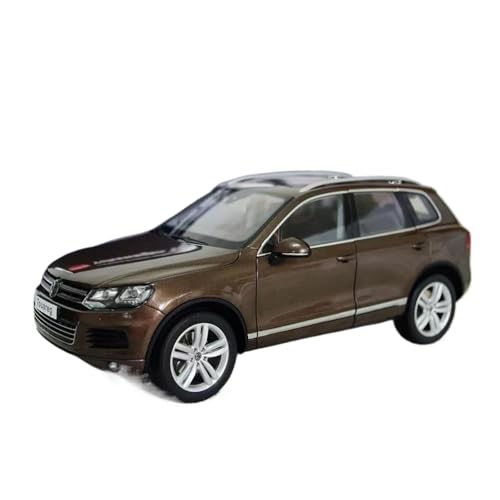 1:18 Für Volkswagen Touareg 2010 SUV Simulation Legierung Druckguss Auto Modell Home Dekoration Druckguss Fahrzeuge Modell(Brown) von TQMEAD