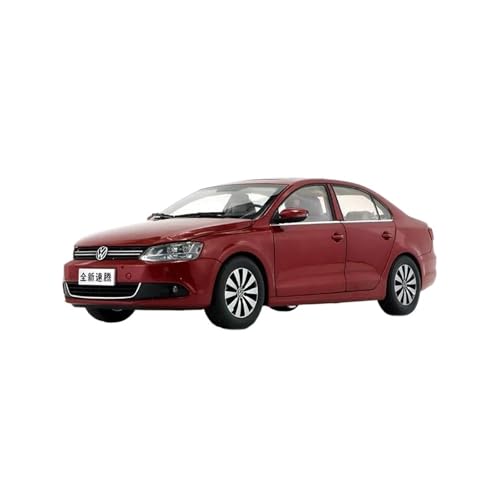 1:18 Für Volkswagen VW SAGITAR 2012 Simulation Statische Auto Modell Sammlung Display Dekoration Druckguss Fahrzeuge Modell(Red) von TQMEAD