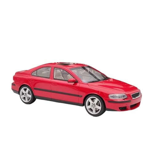 1:18 Für Volvo S60 R 2003 Rot Harz Auto Modell Limitierte Sammlung Druckguss Fahrzeuge Modell von TQMEAD