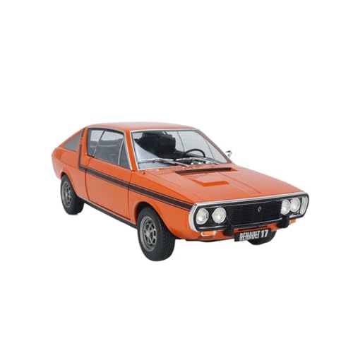 1:18 Renault 17 TS Orange 1973 Legierung Vollständig Offenes Automodell Spielzeugauto Geschenk Kinder Erwachsene Hobby Druckguss Fahrzeuge Modell von TQMEAD