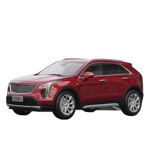 1:18 für Cadillac Xt4 SUV 2022 Druckguss Legierung Auto Modell Dekoration Sammlung Display(Red) von TQMEAD