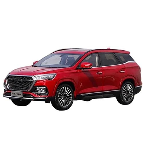 1:18 für Chery JieTo X95 Druckgusslegierung Geländewagenmodell Hobbysammlung Urlaubssouvenir(Red) von TQMEAD