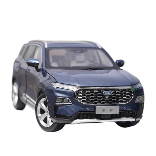 1:18 für Ford Lingrui SUV Jiangling Legierung Off-Road Fahrzeug Sammlung Memorial Auto Modell(Blue) von TQMEAD