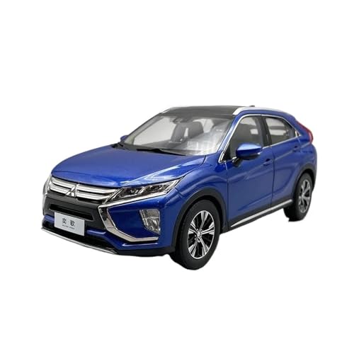 1:18 für Mitsubishi Eclipse Cross SUV Diecast Legierung Volle Tür Modell Auto Sammlung Display(Blue) von TQMEAD