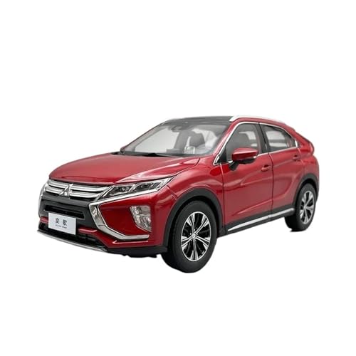 1:18 für Mitsubishi Eclipse Cross SUV Diecast Legierung Volle Tür Modell Auto Sammlung Display(Red) von TQMEAD