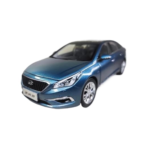 1:18 für Peking Hyundai Neunte Generation Sonata druckguss Legierung Auto Modell Collectib(Blue) von TQMEAD