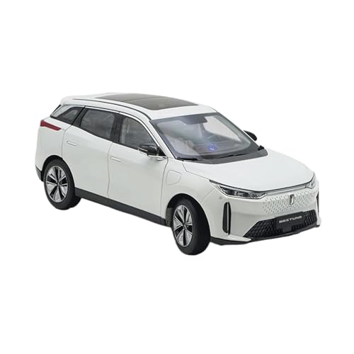 1:18 für Pentium E01 Fahrzeug Neue Energie Druckguss Legierung Auto Modell Sammlung Ornamente(White) von TQMEAD