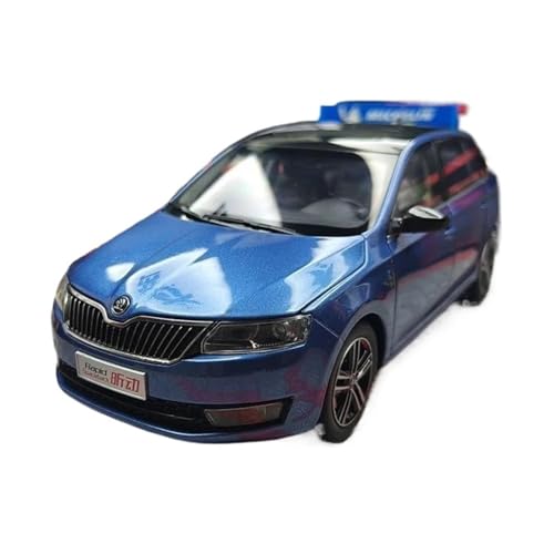 1:18 für Skoda Rapid Spaceback Alloy Wagon Auto Diecast Metall Modell Sammlung Display Artikel(Blue) von TQMEAD