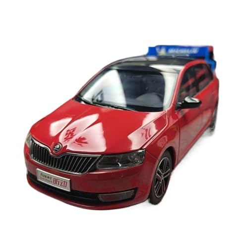1:18 für Skoda Rapid Spaceback Alloy Wagon Auto Diecast Metall Modell Sammlung Display Artikel(Red) von TQMEAD