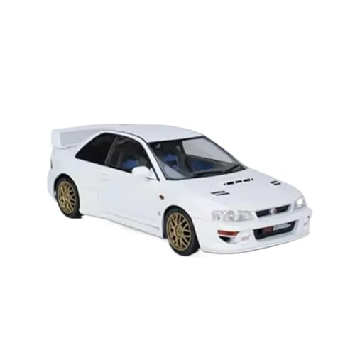 1:18 für Subaru Impreza 22b Legierung Doppel Offenen Auto Modell Souvenir Statische Display Ornament(White) von TQMEAD
