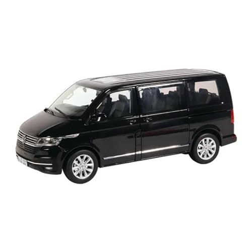 1:18 für Volkswagen T6 Multivan MPV Nutzfahrzeug Van Diecast Legierung Automodell Statische Anzeige(Black) von TQMEAD