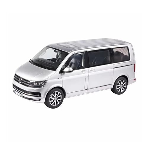 1:18 für Volkswagen T6 Multivan MPV Nutzfahrzeug Van Diecast Legierung Automodell Statische Anzeige(Silver) von TQMEAD