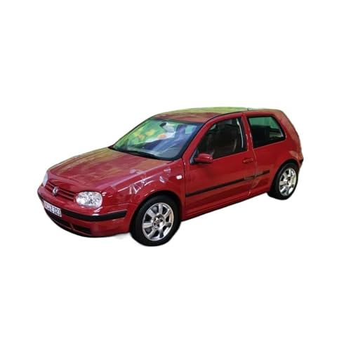 1:18 für Vw Golf Mk4 Rot Druckgusslegierung Statisches Automodell Ausstellungssammlung Souvenirs von TQMEAD