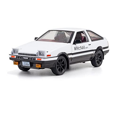 1:20 for AE86 Simulation Legierung Sportwagen Automodell Junge Sammlung Geschenke Spielzeug Handwerk Zurückziehen Druckguss Fahrzeuge Modell(2) von TQMEAD