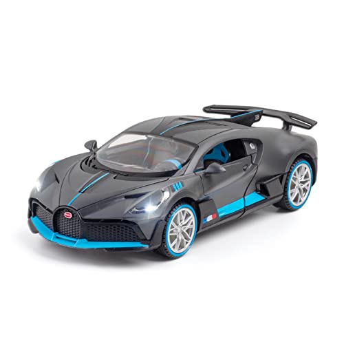 1:22 for Bugatti DIVO Simulation Legierung Sound Und Licht Supercar Modellsammlung Ornamente Geschenke Spielzeug Handwerk Druckguss Fahrzeuge Modell(2) von TQMEAD