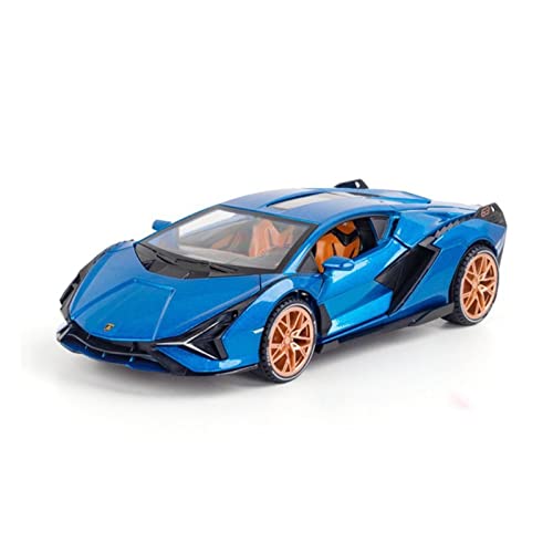 1:22 for Lamborghini Lightning Simulation Legierung Sportwagen Zurückziehen Modell Junge Sammlung Geschenk Spielzeugauto Handwerk Druckguss Fahrzeuge Modell(3) von TQMEAD
