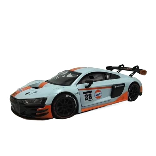 1:24 Für Audi R8 LMS GT3 Legierung Diecast Supercar Auto Modell Hobby Sammlung Dekoration Druckguss Fahrzeuge Modell(Blue) von TQMEAD
