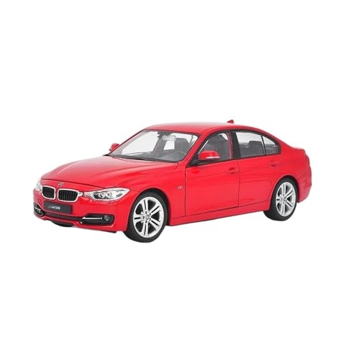 1:24 Für BMW 335i Simulation Legierung Auto Modell Sammlung Souvenir Druckguss Fahrzeuge Modell(Red) von TQMEAD