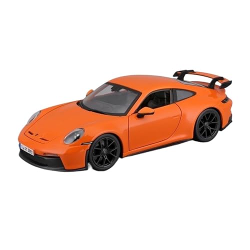 1:24 Für Porsche 911 GT3 Orange Farbe Legierung Auto Modell Sammlung Display Dekoration Souvenir Druckguss Fahrzeuge Modell von TQMEAD