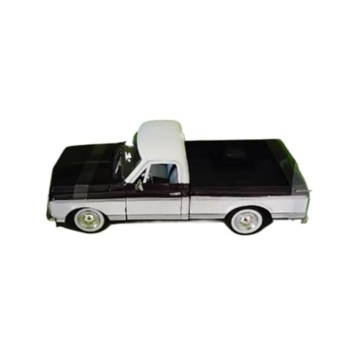 1:24 für Chevrolet 1972 Legierung Pickup LKW Auto Modell Sammlerstücke Statische Fertig Ornamente(Black) von TQMEAD