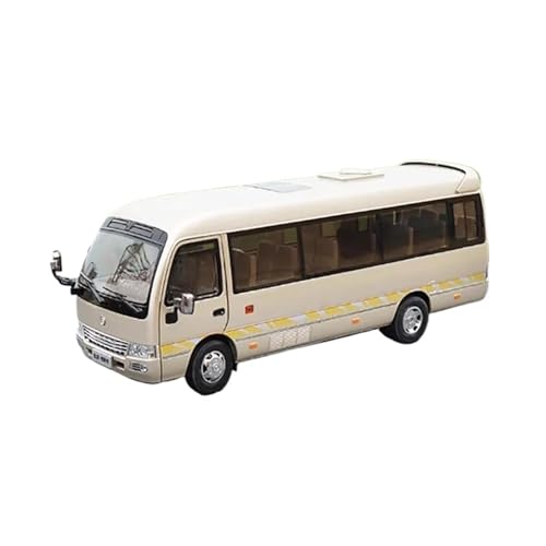 1:24 für Toyota Coaster Bus druckguss Legierungen Modell Sammlerstücke Statische Ornamente Display(Gold 1) von TQMEAD