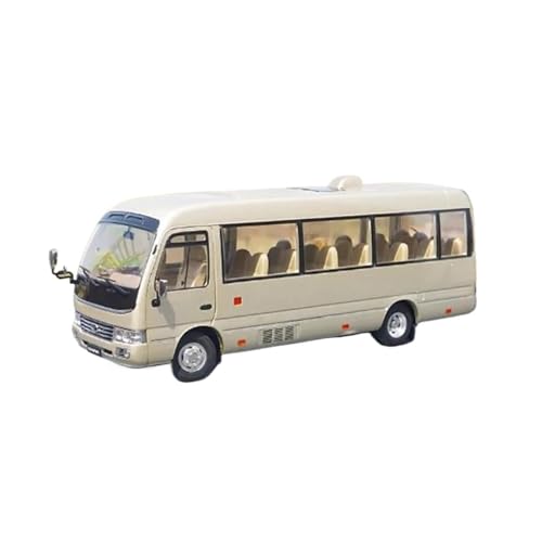 1:24 für Toyota Coaster Bus druckguss Legierungen Modell Sammlerstücke Statische Ornamente Display(Gold 2) von TQMEAD