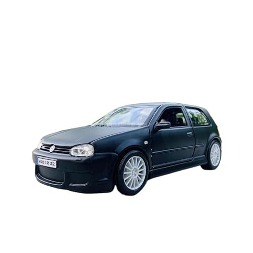 1:25 Für Volkswagen Golf R32 Oldtimer Simulation Legierung Automodell Sammler Druckguss Fahrzeuge Modell(Black) von TQMEAD