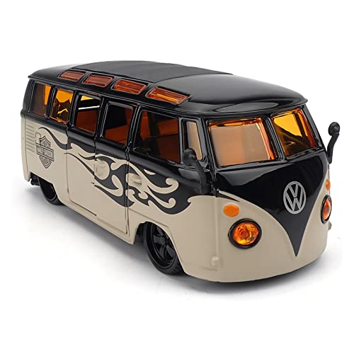 1:25 Für Volkswagen Retro Bus Legierung Druckguss Modellauto Sammlung Spielzeugauto Kinder Geschenk Druckguss Fahrzeuge Modell von TQMEAD