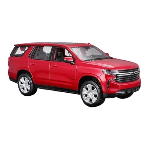 1:26 Für Chevrolet Tahoe Simulation Legierung Automodell Sammlerstücke Dekorative Souvenirs Druckguss Fahrzeuge Modell(Red) von TQMEAD