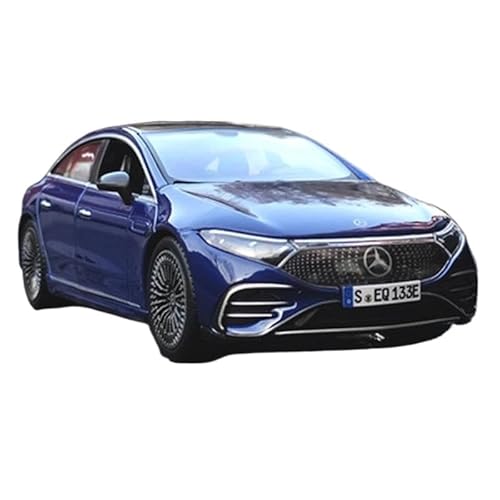1:27 Für Mercedes-Benz EQS 2022 New Energy Legierung Auto Diecast Metall Spielzeug Fahrzeuge Modell Simulation Spielzeug Druckguss Fahrzeuge Modell(Blau) von TQMEAD