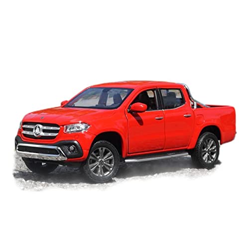 1:27 for Benz X-Klasse EXY Pickup Alloy Automodell Diecast Sammeln Auto Toy Boy Geburtstagsgeschenke Druckguss Fahrzeuge Modell(Rot) von TQMEAD