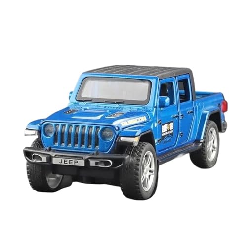 1:32 Für Jeeps Wrangler Gladiator Legierung Pickup Modell Sound Und Licht Simulation Sammlung Dekoration Druckguss Fahrzeuge Modell(Blue) von TQMEAD