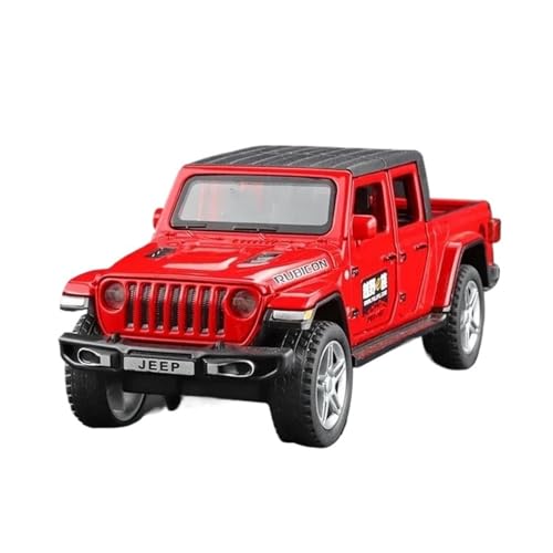 1:32 Für Jeeps Wrangler Gladiator Legierung Pickup Modell Sound Und Licht Simulation Sammlung Dekoration Druckguss Fahrzeuge Modell(Red) von TQMEAD