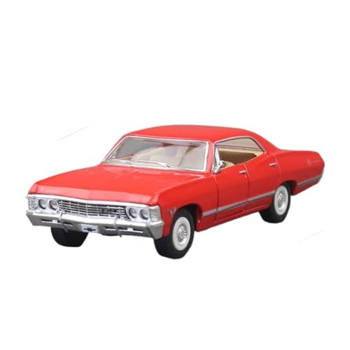 1:36 Für Chevrolet Impala 1967 Legierung Auto Modell Simulation Gießt Druck Metall Fahrzeuge Sammlung Souvenir Druckguss Fahrzeuge Modell(Red) von TQMEAD